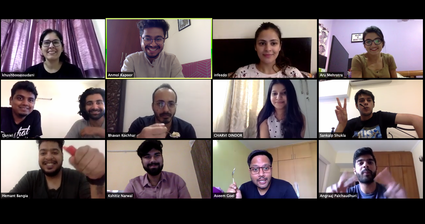 Team meeting screenshot